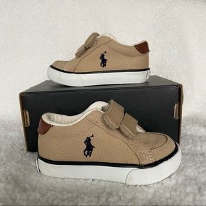 Khaki POLO RALPH LAUREN low sneakers 🐎